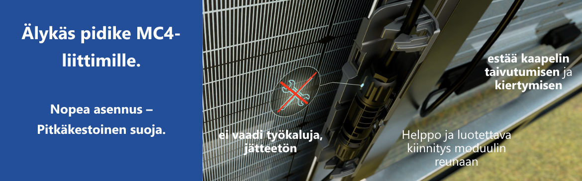 Suojaa jokainen MC4 liitäntä