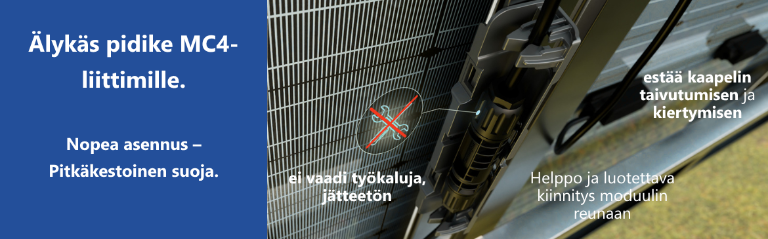 Suojaa jokainen MC4 liitäntä